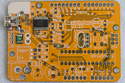The Freeduino motherboard