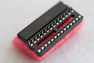 A 28-pin socket